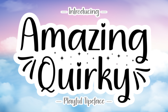 Amazing Quirky Font for Trendy Designs