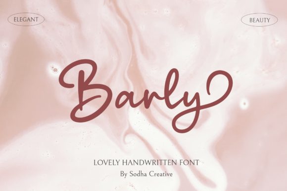 Barly - Cute Script Font