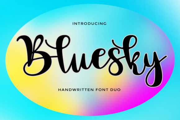 Bluesky Script: A Beautiful Font for Makers