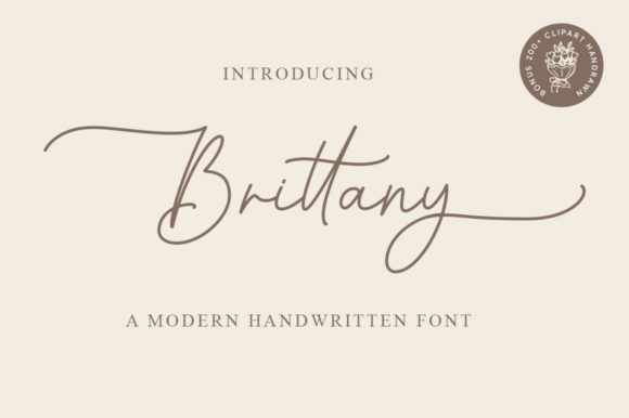 Brittany: A Timeless Handwritten Font