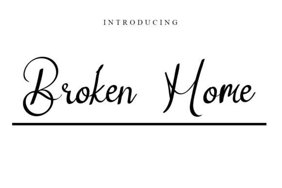 Broken Home Font Review