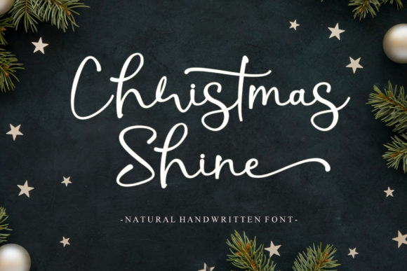 Christmas Shine Font for Creative Projects