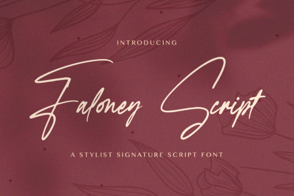 Faloney Script: A Stylish Font for Digital Marketing