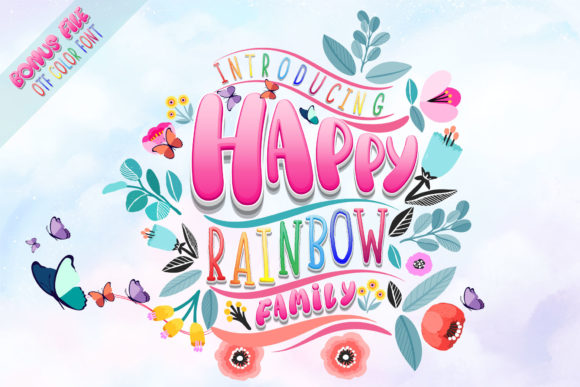 Happy Rainbow Family Font Review