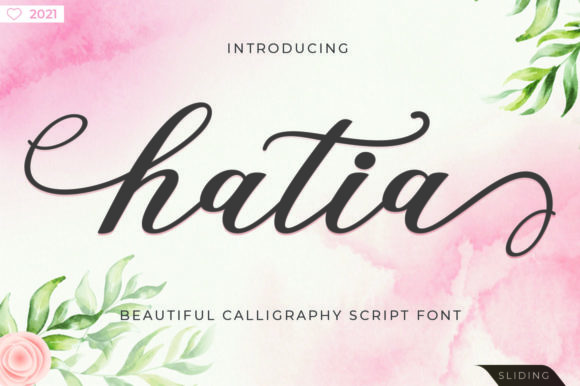 Hatia Script: A Elegant Font for Promos
