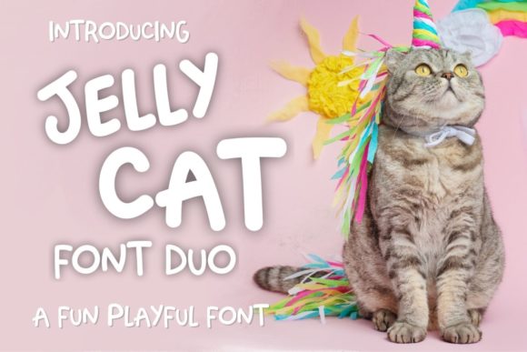 Jelly Cat Font: Handwritten Style for Digital Marketing