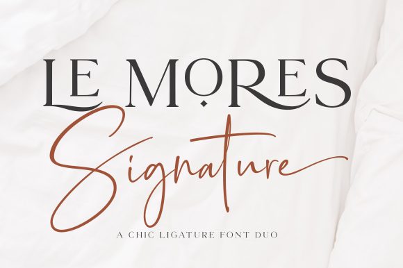 Le Mores Signature: A Font for Bold Campaigns