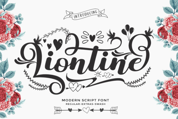 Liontine Script: Elegant Font for Craft Projects