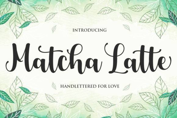 Matcha Latte Script: A Bold, Sweet Font for Marketers