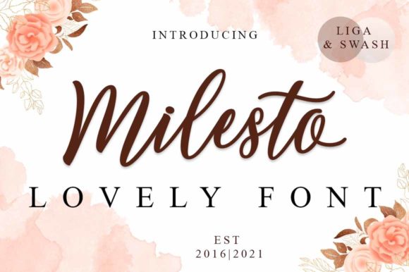 Milesto Script: A Creative Font for Web Design