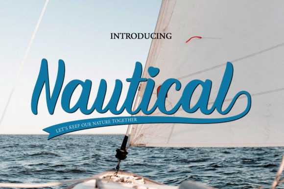 Nautical Font: A Handwritten Touch for Makers