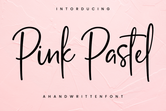 Pink Pastel Font for Creative Makers
