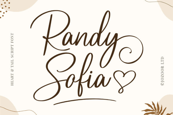 Randy Sofia: A Romantic Calligraphy Font