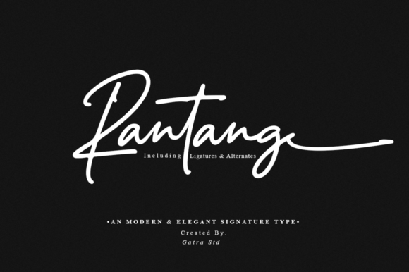 Rantang: A Stylish Script Font