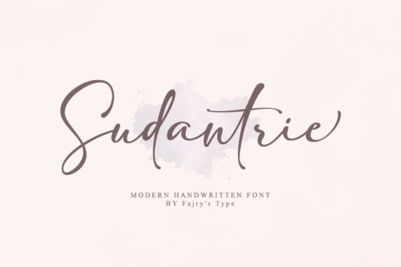 Sudantrie: A Bold Script for Designers