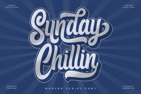 Sunday Chillin Font for Creative Makers