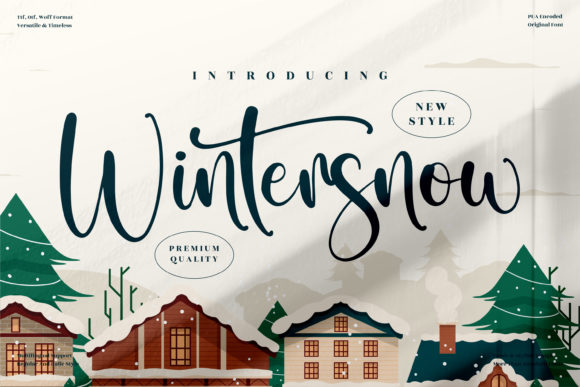 Wintersnow Font: Elegant Script for Web Design