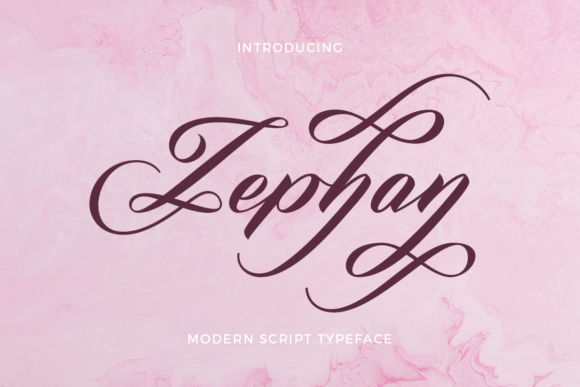 Zephan: A Script Font for Web Design